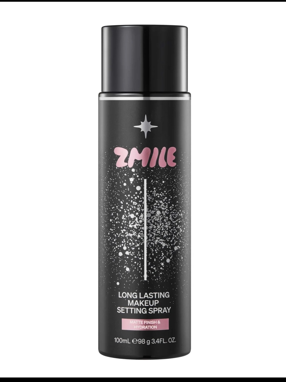 Zmile Long-Lasting Makeup Setting Spray - Black/Pink NEW 3.4 fl oz
